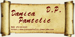 Danica Pantelić vizit kartica